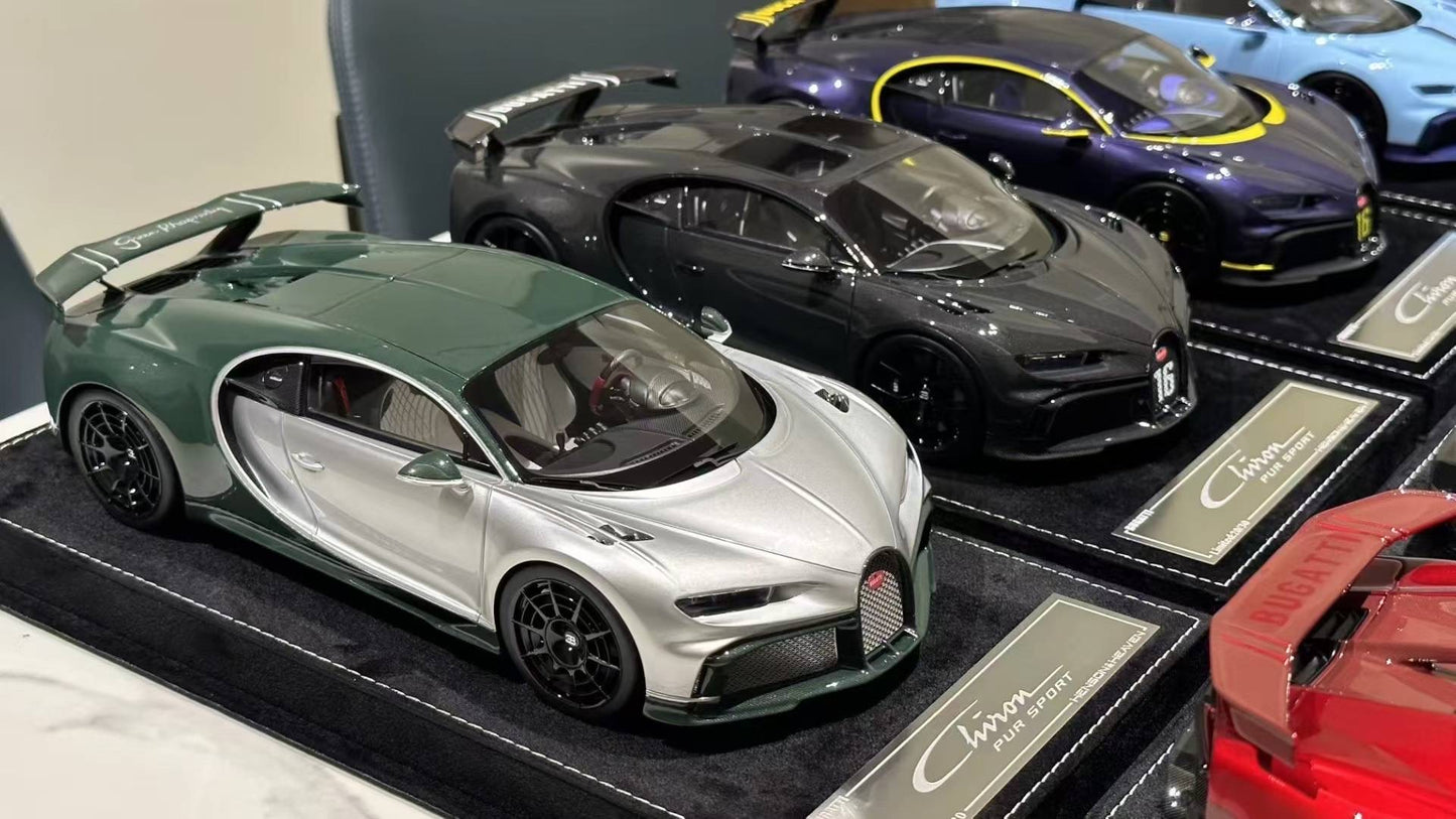 HH Model 1/18 Bugatti Chiron Pur Sport Limited Edition Model Car Collectible