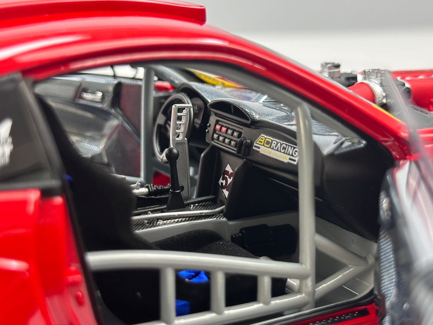 1/18 Ferrari 458 V8-swapped 86 (Red) – Factory Model 001
