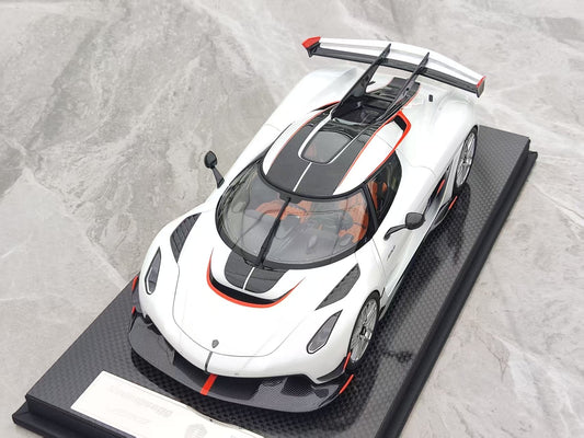 FRONTIART 1/18 Koenigsegg Jesko 7391 White Car Model FA168