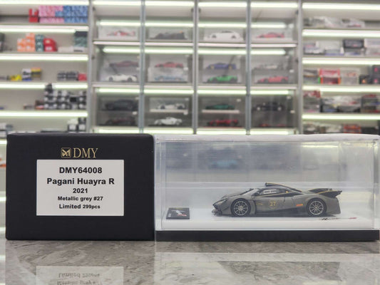 DMY 1/64 Pagani Huayra R #27 Metallic Grey DMY64008