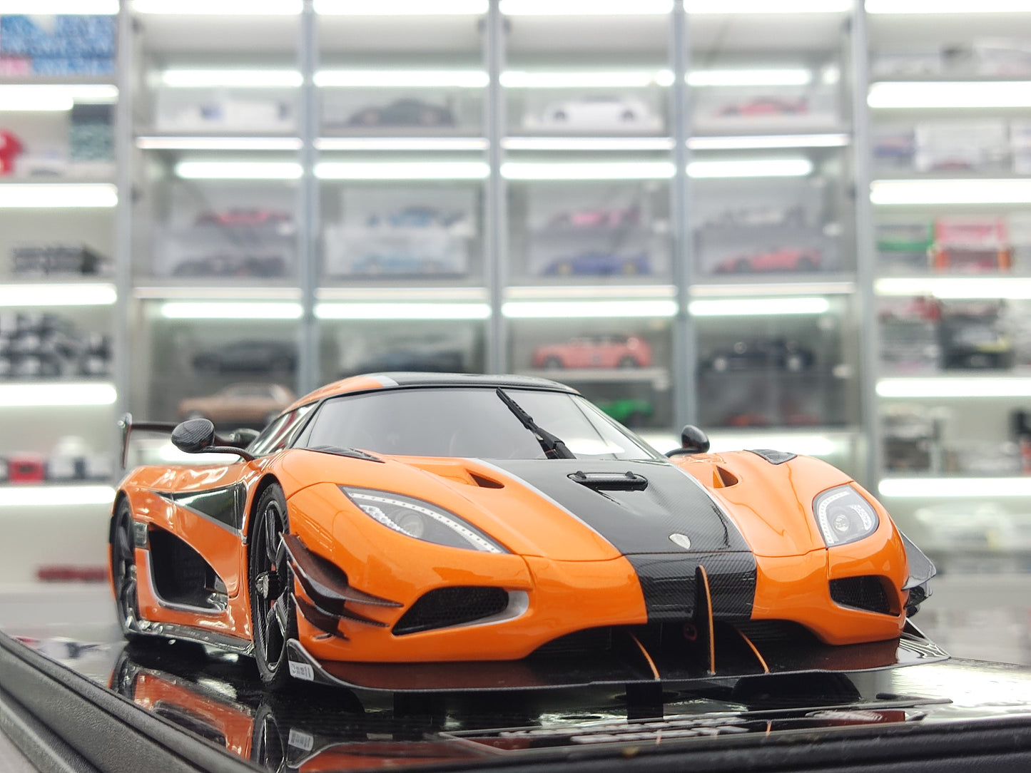 FRONTIART 1/18 Koenigsegg Agera RS One of 1 Orange FA061