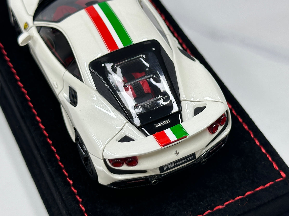 BBR 1/43 Ferrari F8 Tributo - Italian White - BBRC224A2CH