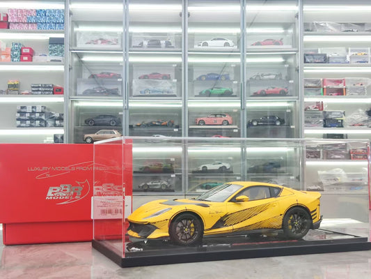 BBR 1/18 Ferrari 812 Corpetizione Yellow Resin Model P18207ARTCH