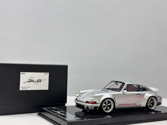 Dino Model 1/18 Porsche Singer DLS Silver DC007