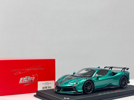 BBR 1/18 Ferrari SF90 XX Stradale Jewel Green Metallic P18237O