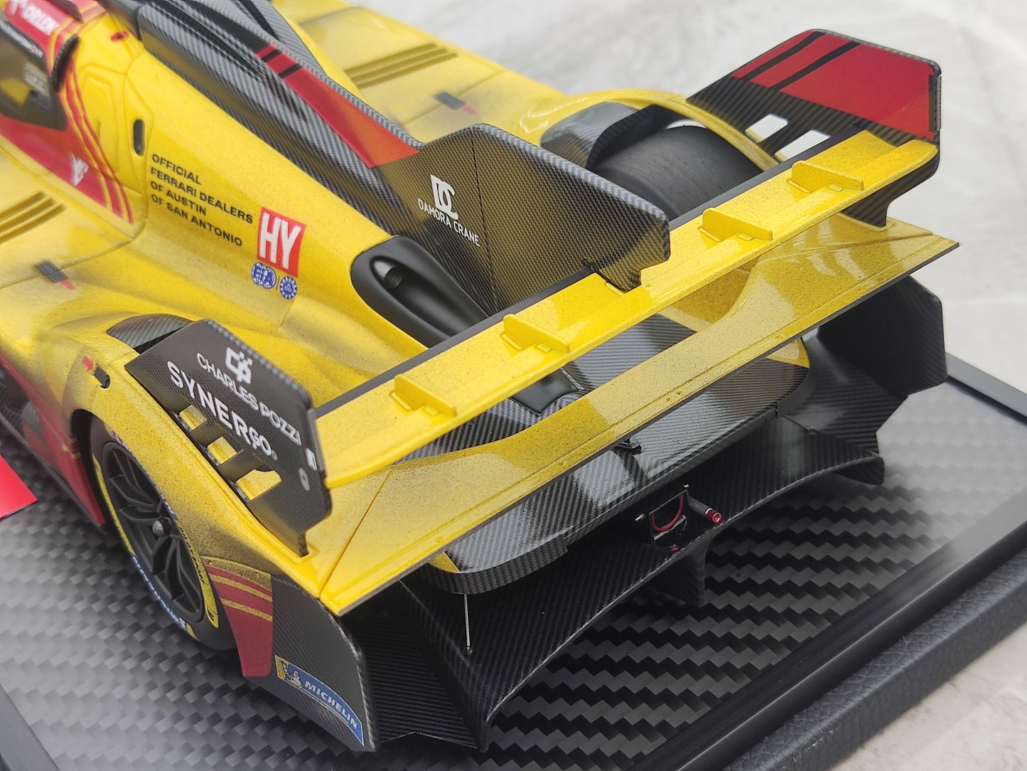 BBR 1/18 Ferrari 499P Le Mans 2024 #83 Yellow Limited Edition Car Model Ornament P18252Cdirty