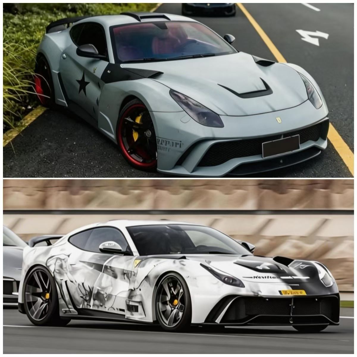 UU 1/18 Ferrari Novitec Rosso F12 N-Largo High-end Limited Collectible Resin Car Model