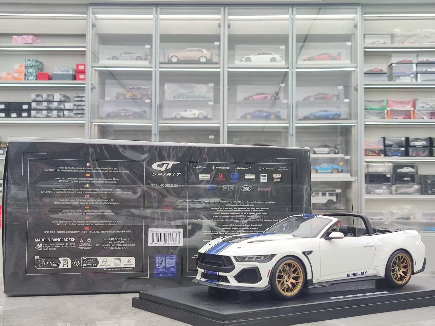 GT Spirit 1/18 Ford Shelby Mustang Supersnake White GT572 – Great