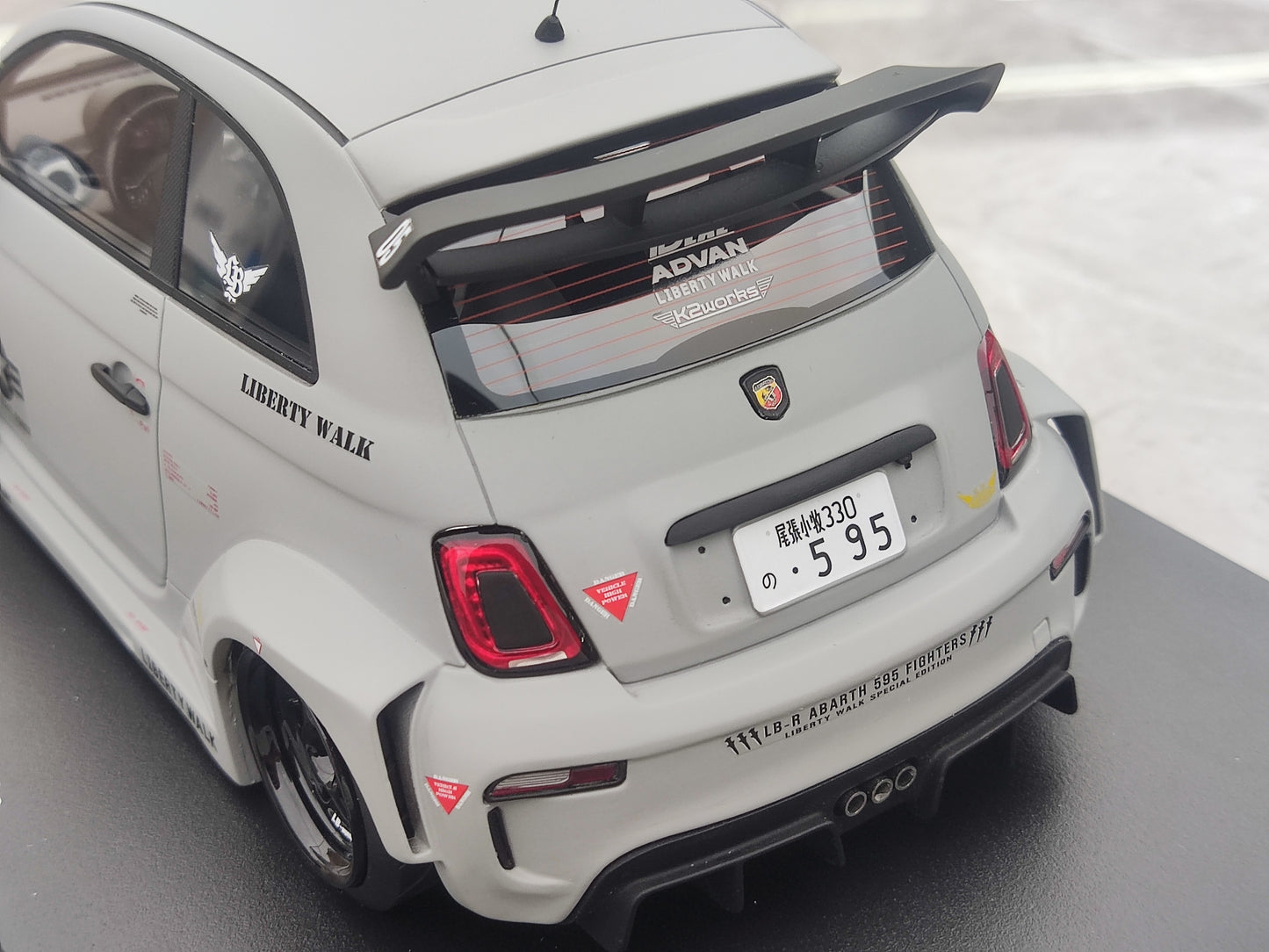 Topspeed 1/18 Abas 595 LB-WORKS x Abas Works Fighters Grey TS0622