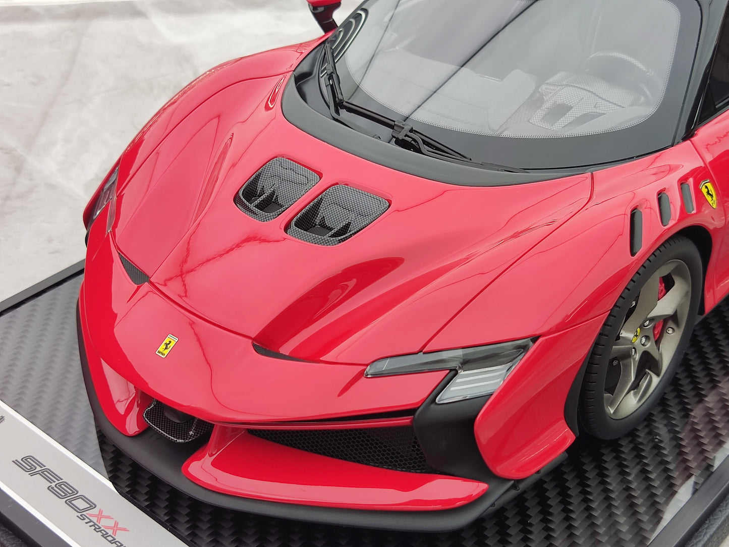 BBR 1/12 Ferrari SF90 XX Stradale Red Limited Edition Simulation Model Car BBR1220C