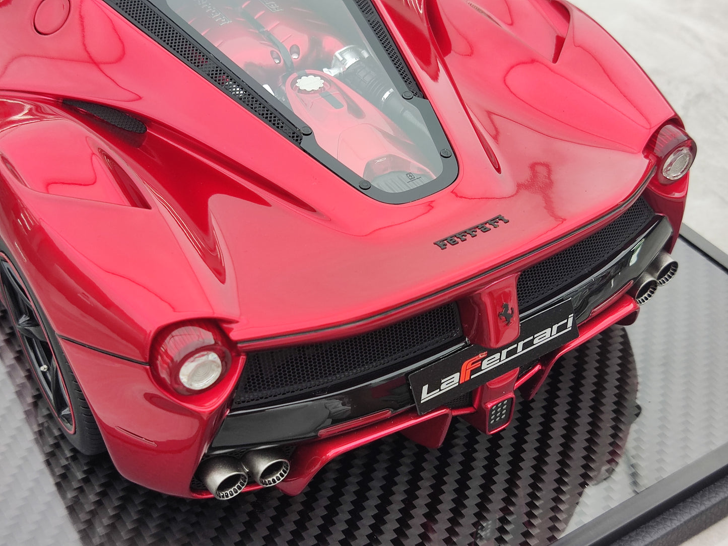 BBR 1/12 Ferrari LaFerrari Hamilton's car Volcano Metallic Red BBR1222LH-25