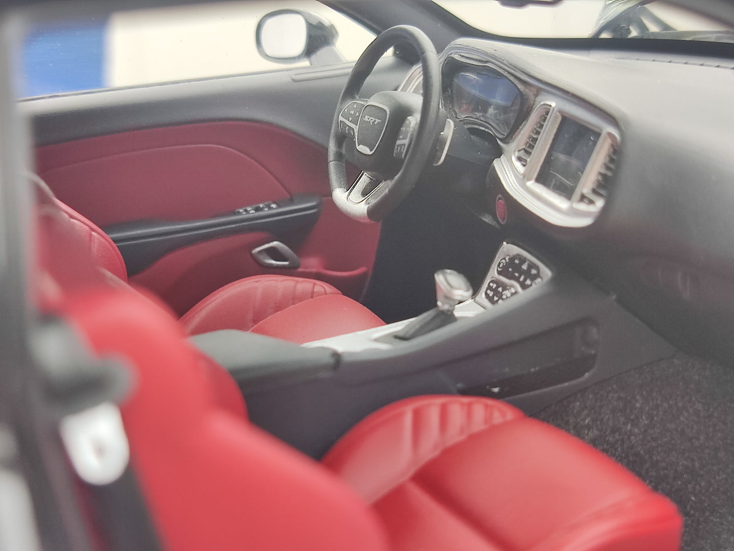 AUTO Art 1/18 Dodge Challenger SRT Super Stock 2023 Black 71765