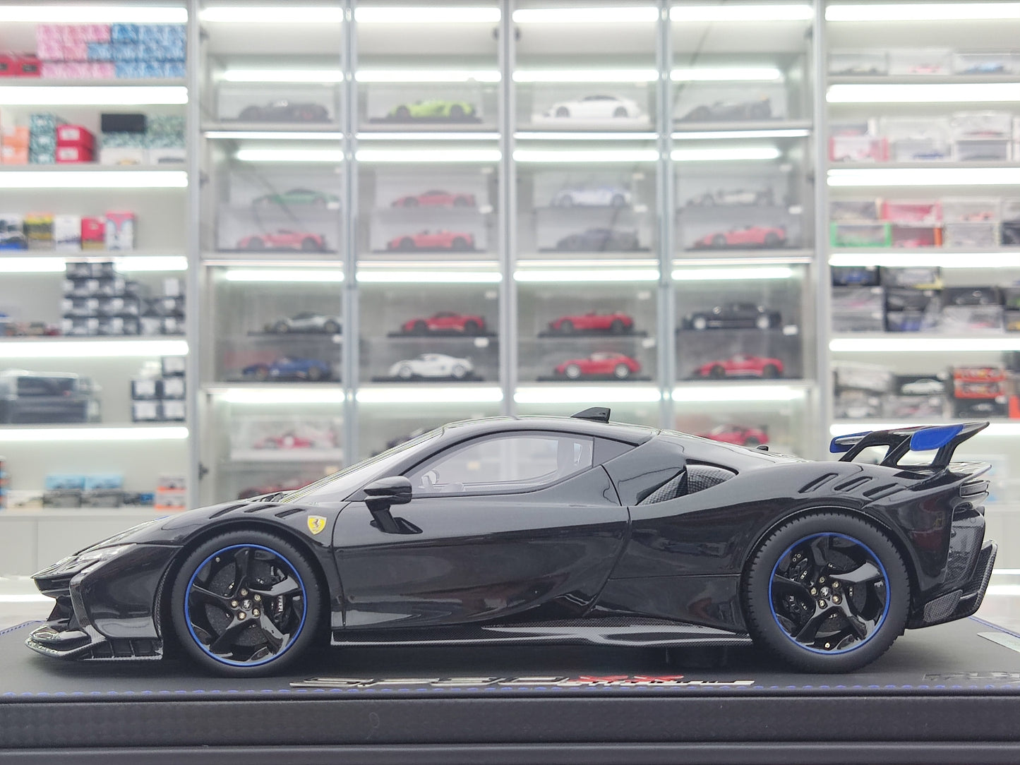 BBR 1/18 Ferrari SF90 XX Stradale Black Resin Car Model P18237Q