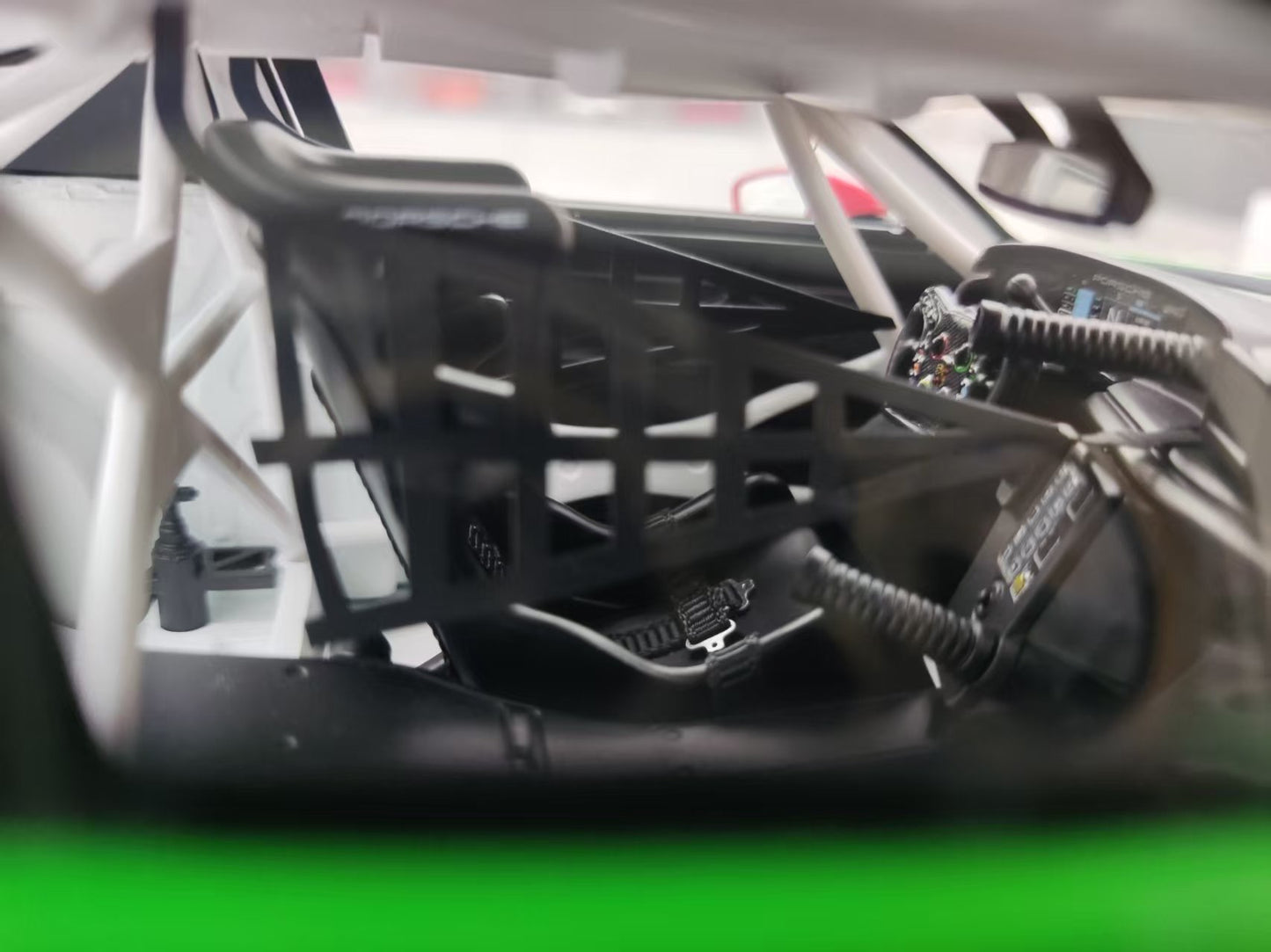 Topspeed 1/18 Porsche 911 GT3 R (992) #77 AO Racing 2025 Green Dinosaur TS0642