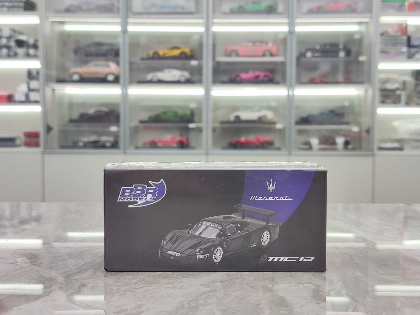 BBR 1/64 Maserati MC12 Competizione Black BBRDIE6417