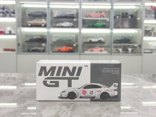 MINIGT 1/64 Nissan LB-Super Silhouette S15 SILVIA ATHLETE White