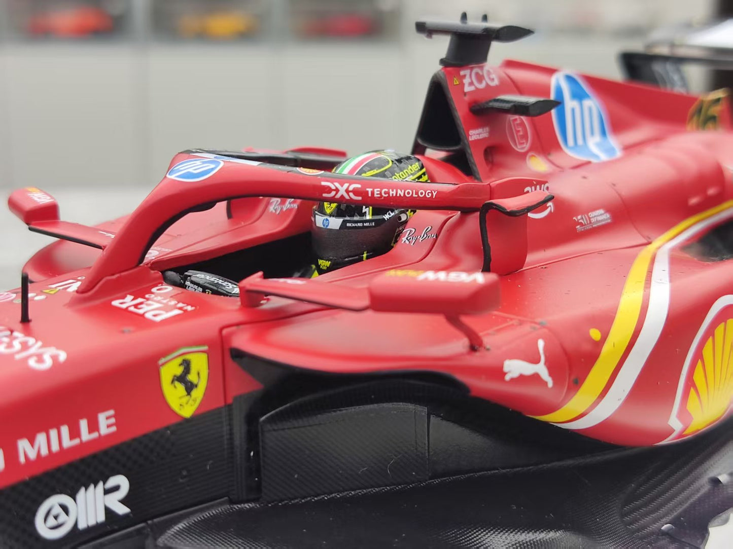 BBR 1/18 Ferrari SF-24 Leclerc 2024 Italian GP Winner, Red BBR241816D
