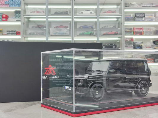 BBA MODEL 1/18 Mercedes-Benz G63 AMG Black Large Wheel Model Car BBA026