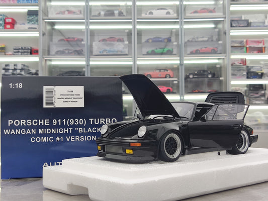 AUTO Art 1/18 Porsche 930 Turbo (BlackBird) Black 78158