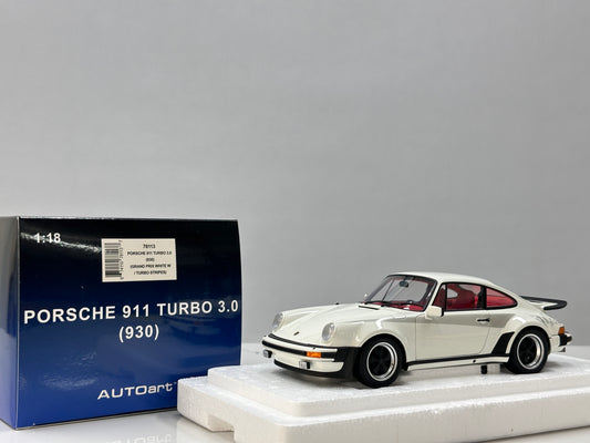 AUTOart 1/18 Porsche 911 (930) Turbo 3.0 White 78113