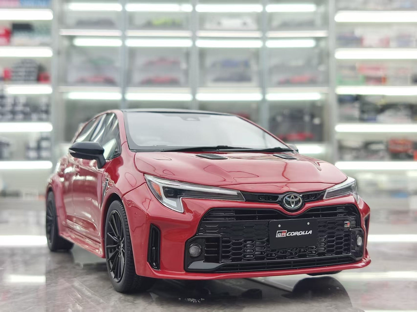 OTTO 1/18 Toyota COROLLA GR CIRCUIT EDITION SUPERSONIC Red Resin Model OT1072