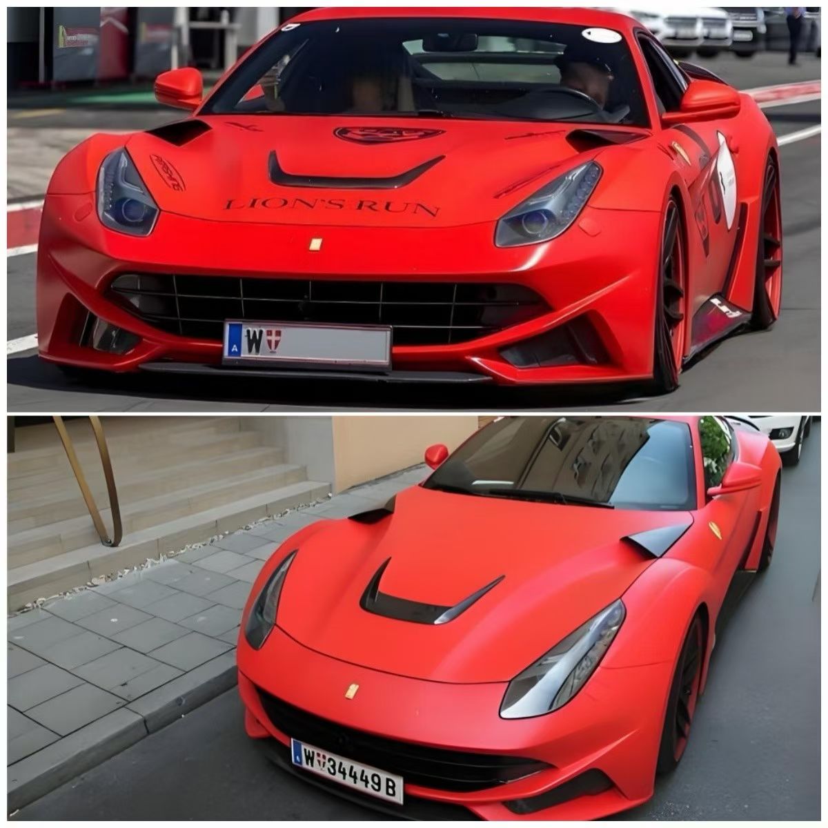 UU 1/18 Ferrari Novitec Rosso F12 N-Largo High-end Limited Collectible Resin Car Model