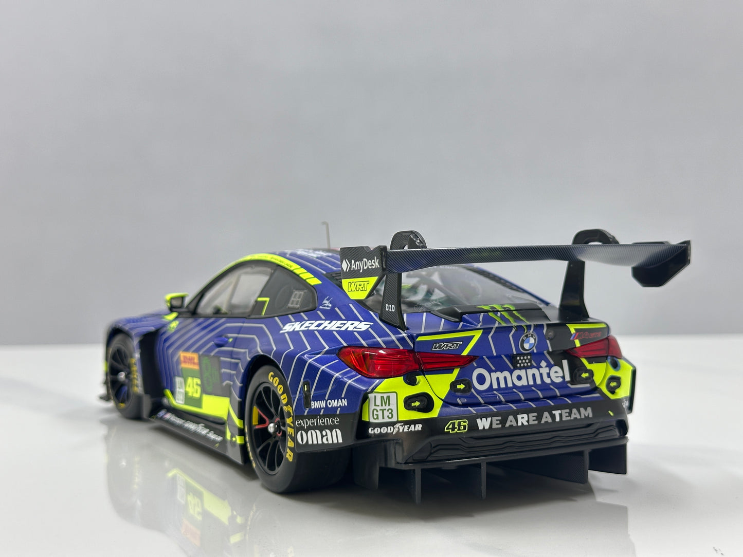 MINICHAMPS 1/18 BMW M4 GT3 EVO – TEAM WRT - 1812KM QATAR 2025 Blue Livery 110252146