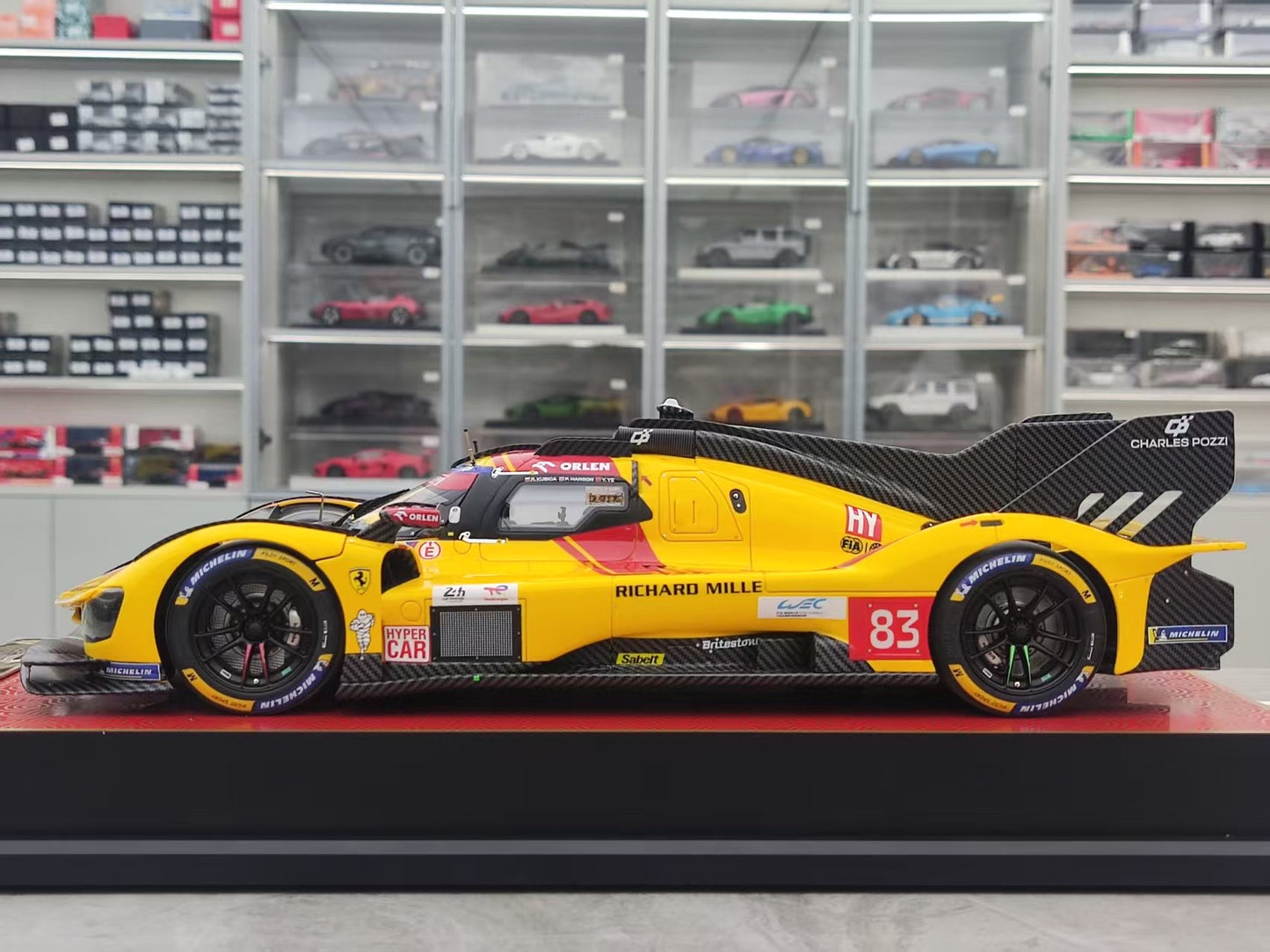Amaglam 1/18 Ferrari 499P Yellow M6274-SC4