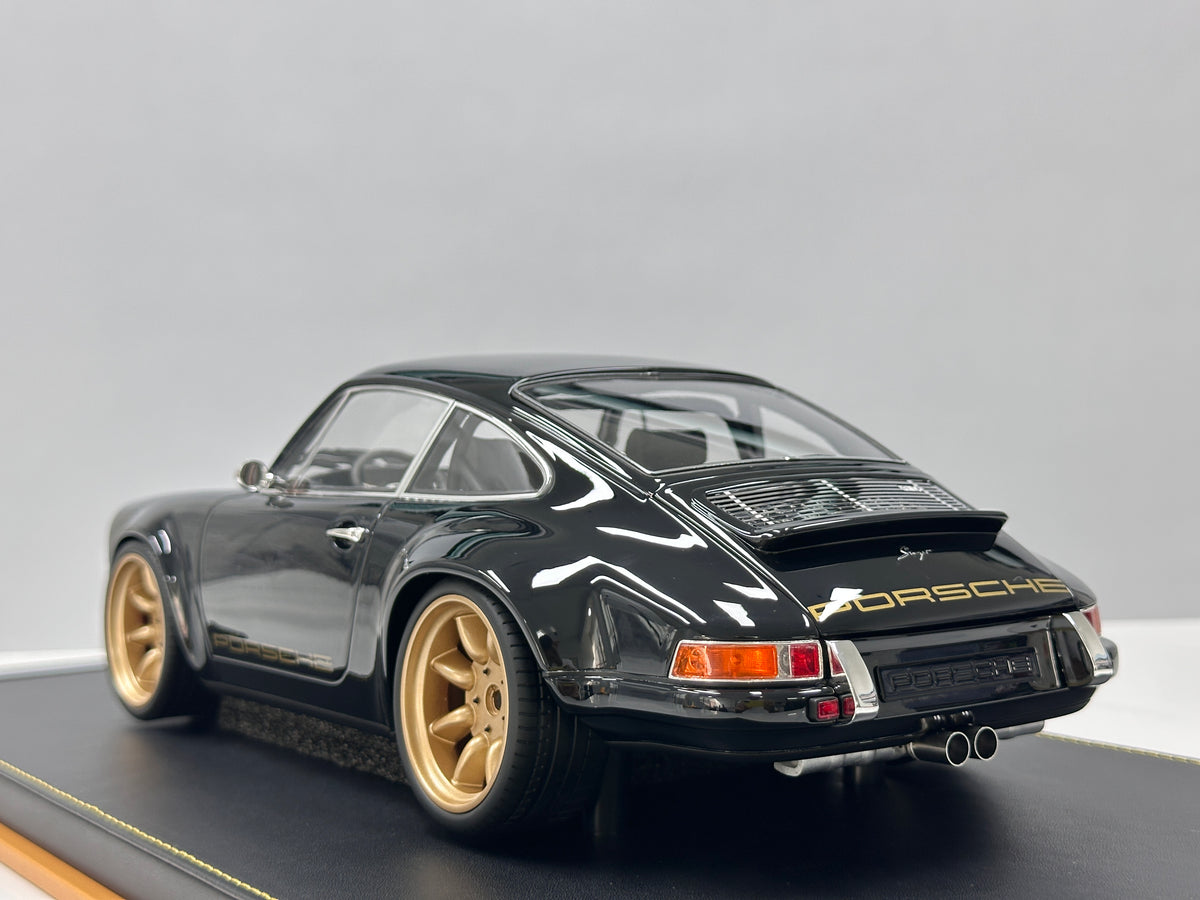 IVY 1/12 Porsche Singer Black/Gold Wheels IVY246