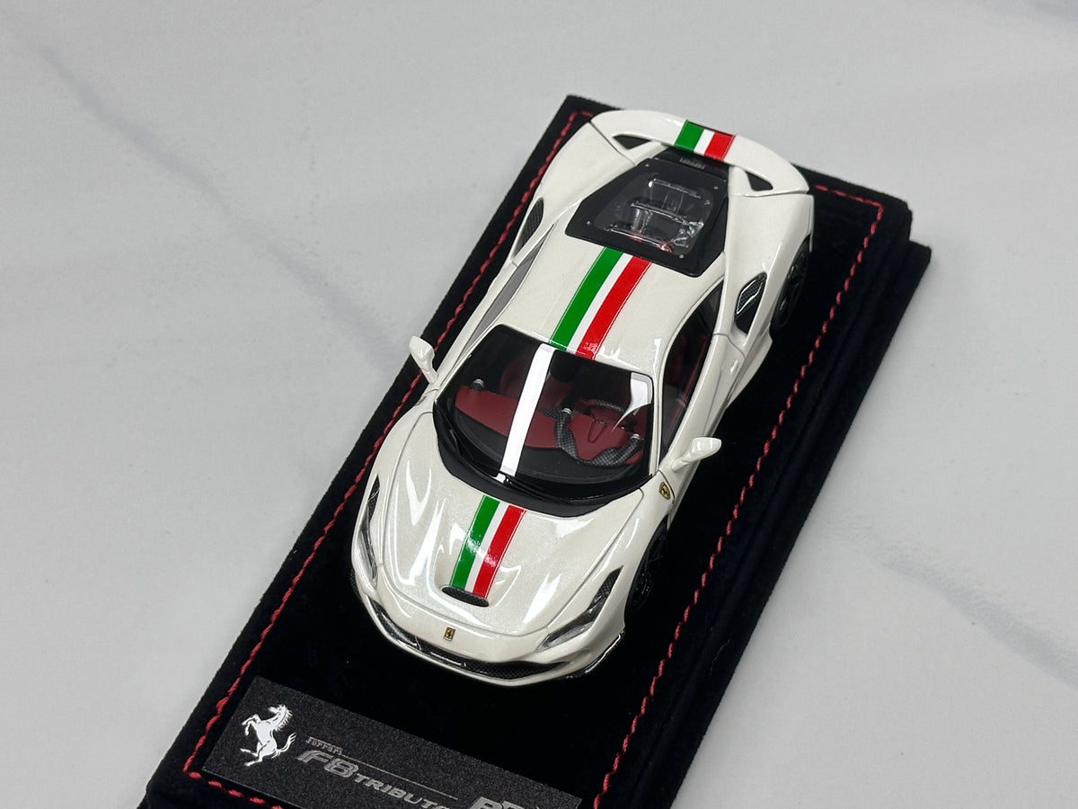 BBR 1/43 Ferrari F8 Tributo - Italian White - BBRC224A2CH