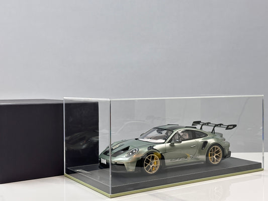 IVY 1/12 Porsche 992 GT3 RS City Bamboo Green and White Ribbon IVY244