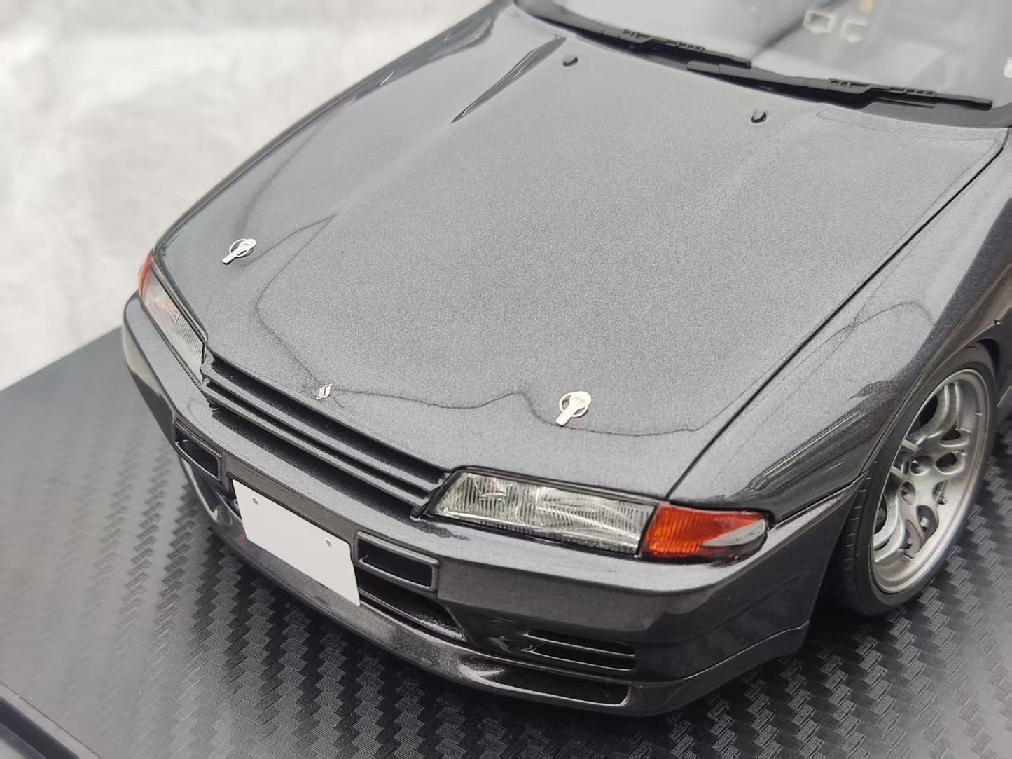 Ignition Model 1/18 Nissan Skyline GT-R (BNR32) Metallic Gunmetal Grey IG3545