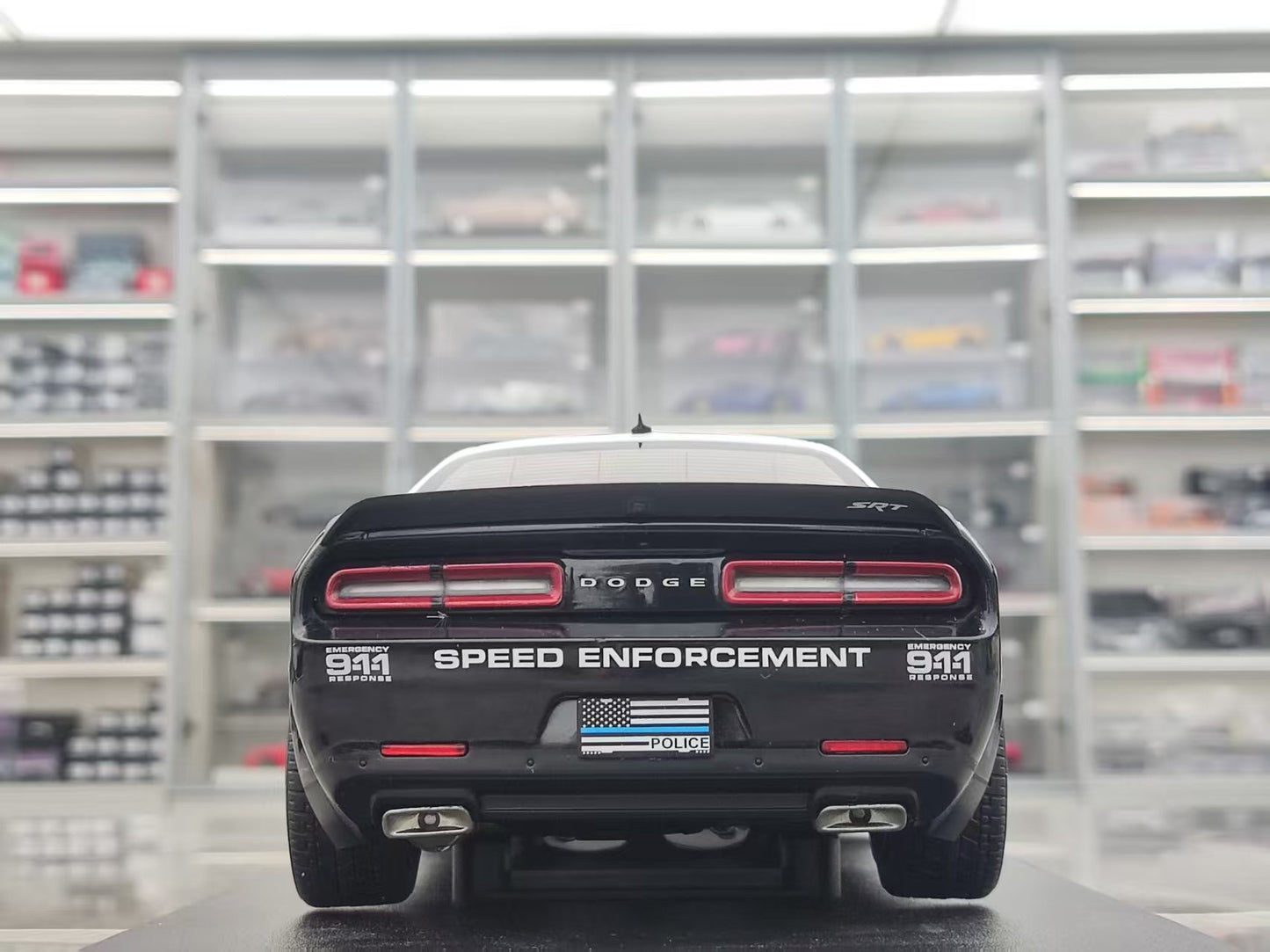 Solido 1/18 Dodge Challenger R/T SCAT PACK Widebody Highway Police Livery S1805715