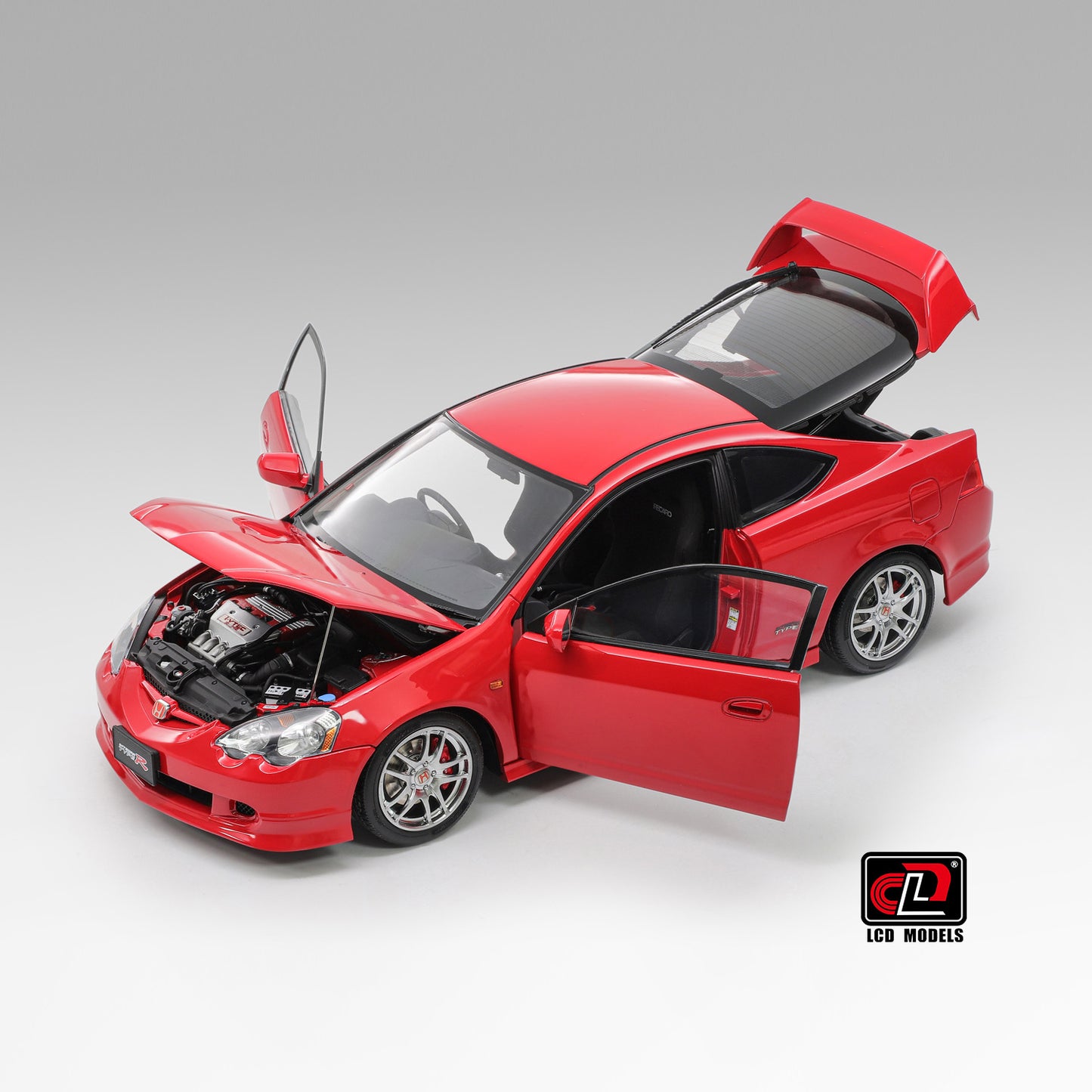 LCD 1/18 Honda Integra (DC5) Type-R Die-cast Fully Openable Car Model