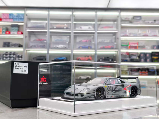 BBA MODEL 1/18 Ferrari F40 Battle Grey BBA030