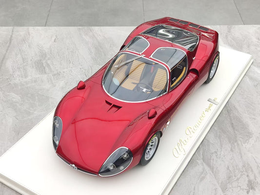 DMH 1/8 Alfa Romeo TIPO33 STRADALE Early Model Metallic Red Model Car DMH075