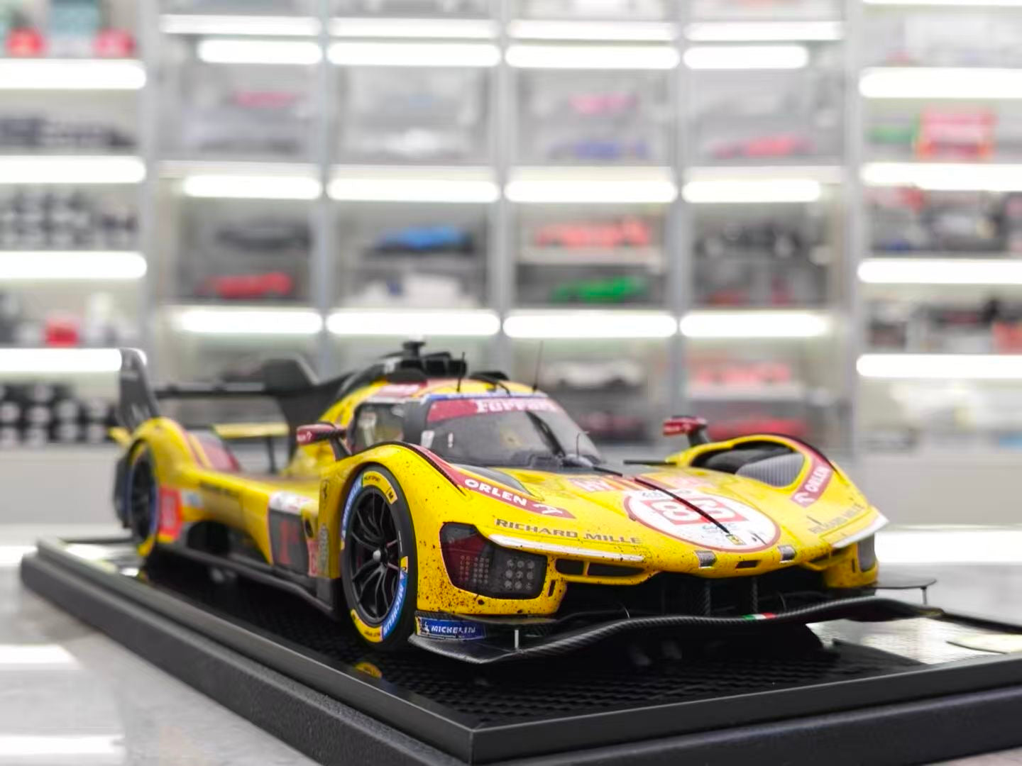 BBR 1/18 Ferrari 499P car n. 83 WINNER 24h Le Mans 2025 Dirty Edition P18271CDIRTYCH