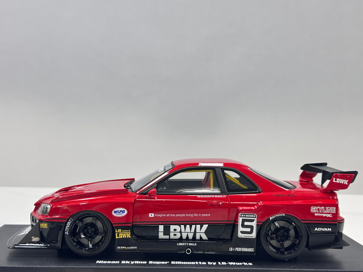 GT Spirit 1/18 Nissan Skyline R34 GT-R LB Super Silhouette Red GT570