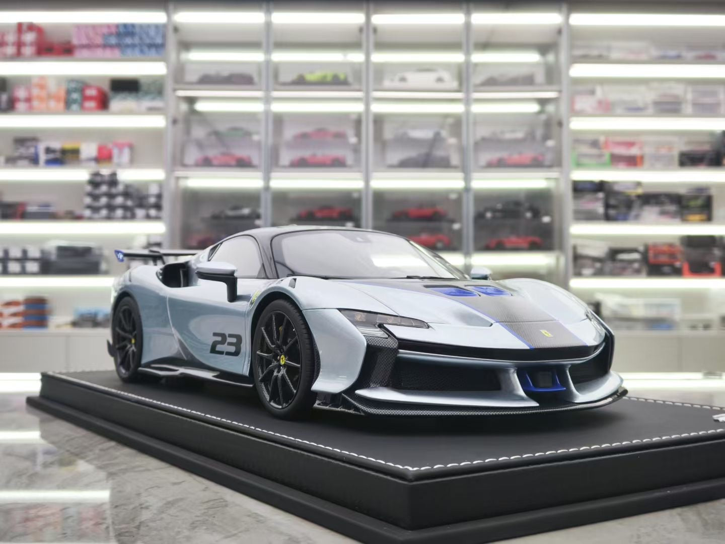 BBR 1/18 Ferrari SF90 XX Stradale Titanium Grey P18237N