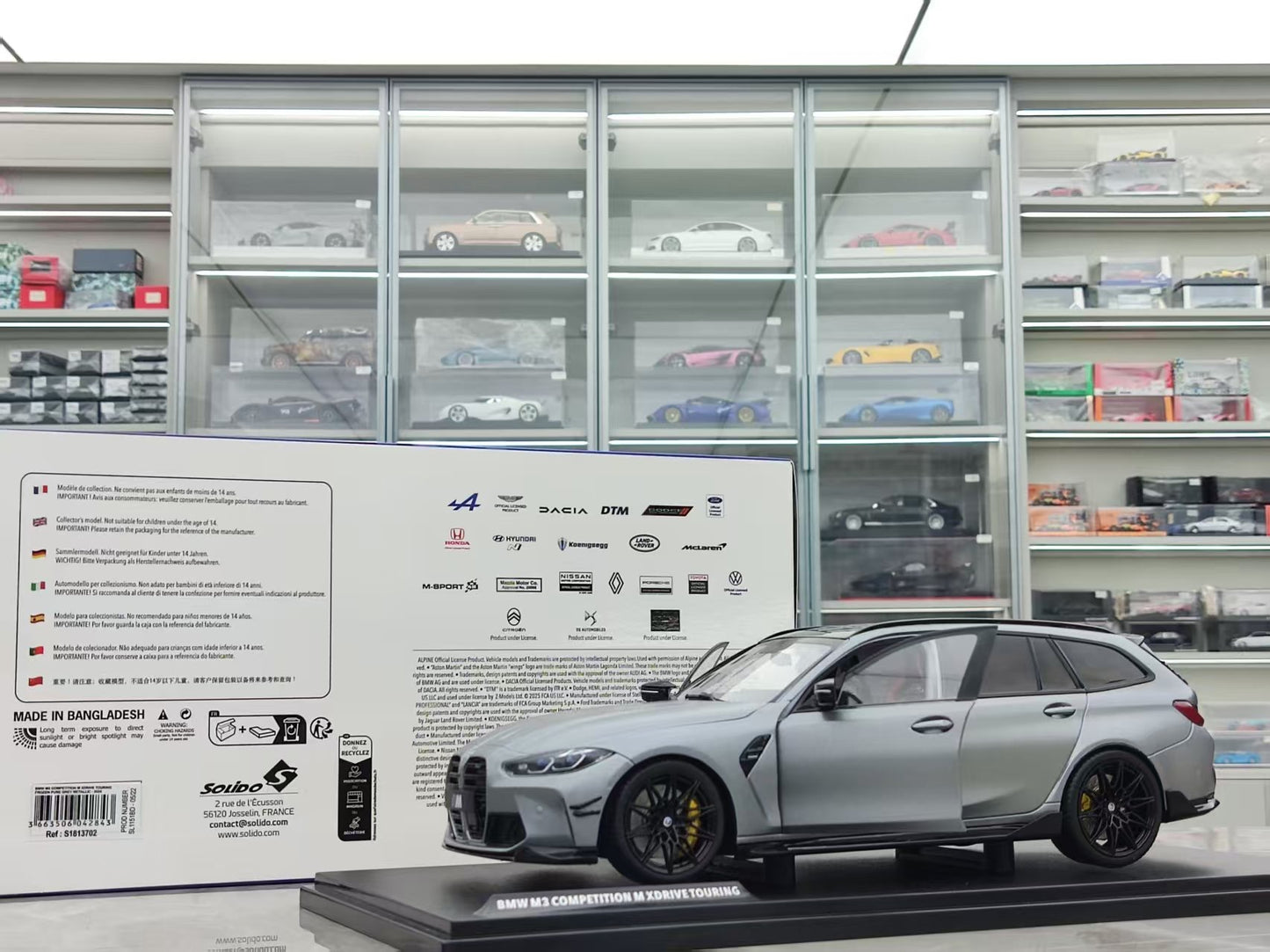 solido 1/18 BMW M3 (G81) Touring 2024 Grey S1813702