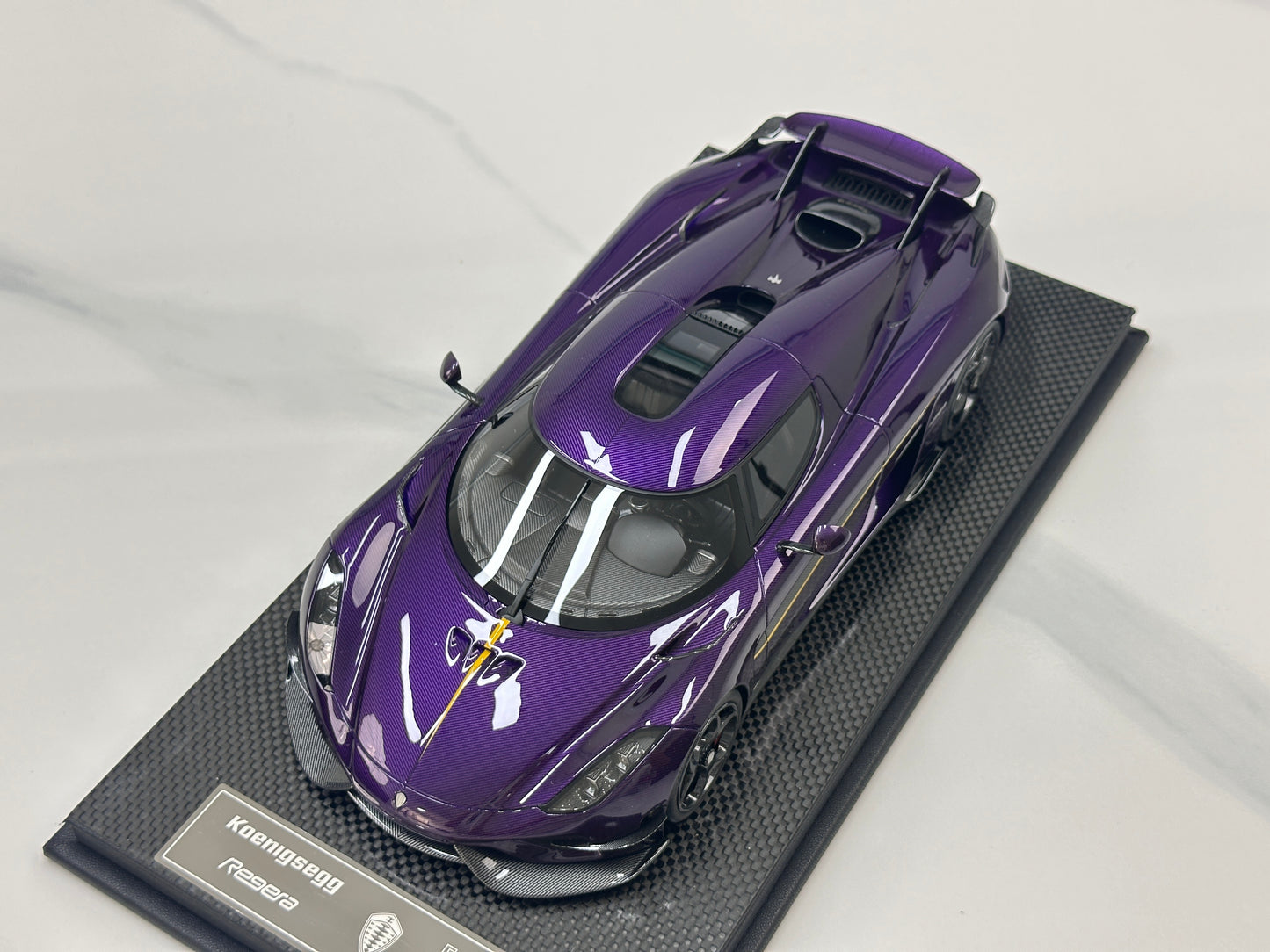 FRONTIART 1/18 Koenigsegg Regera Carbon Purple FA194