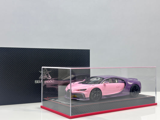 BBA MODEL 1/18 Bugatti Chiron Profilee in Girly Pink BBA074
