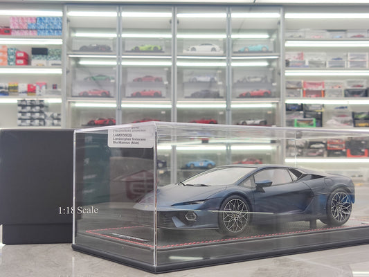 MR 1/18 Lamborghini New Huracan Temerario Marinus Blue Model Car LAMBO062B