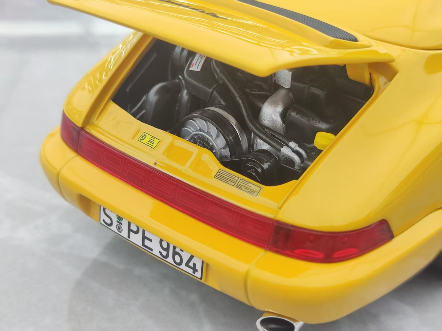 NOREV 1/18 Porsche 911 Speedster Yellow Alloy Model 187130