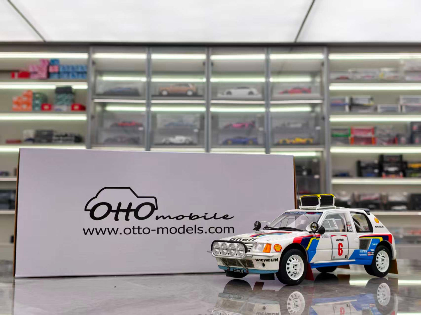 OttO 1/18 PEUGEOT 205 T16 #6 T SALONEN OT1161