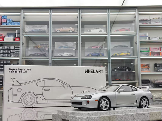 WHELART 1/18 Toyota Supra A80 Left-hand drive, Silver WH009