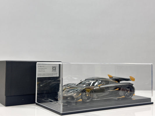 FRONTIART 1/18 Koenigsegg Jesko Carbon Gold FA197