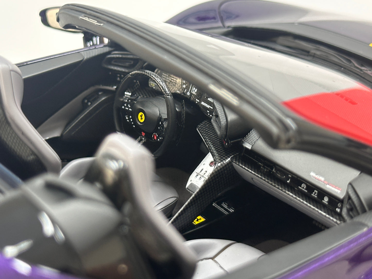 BBR 1/18 Ferrari Testarossa Spider Purple P18277D