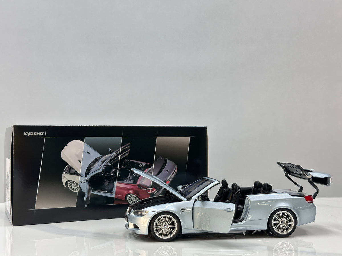 KYOSHO 1/18 BMW M3 Convertible (E93M) Silver 08738SS