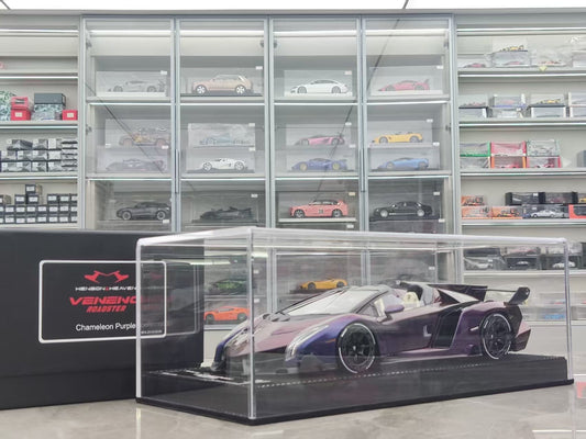 HH Model 1/18 Lamborghini Veneno Roadster, Chameleon Purple HH562